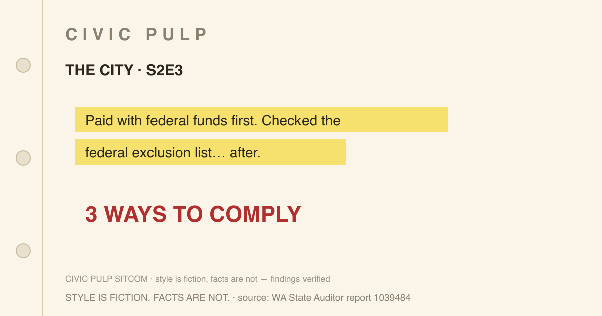 The List Nobody Checked — case file card