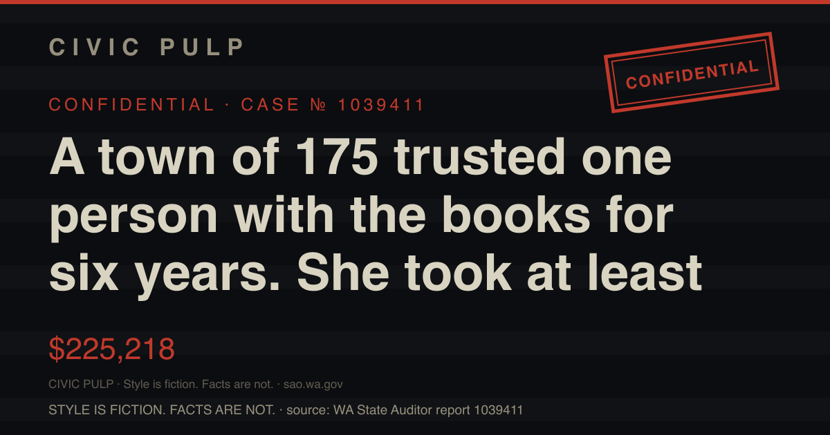 Civic Pulp edition card for this story
