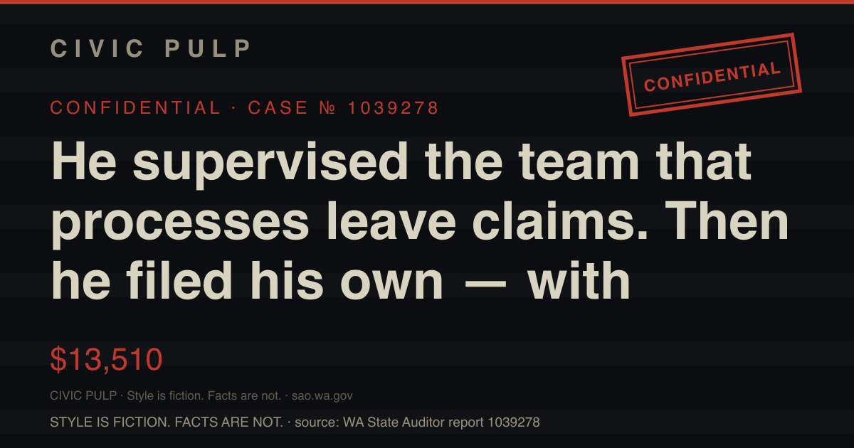 Civic Pulp edition card for this story